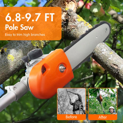 Transform Your Lawn Care with the NEOTEC 5-in-1 Multi-Functional Trimming Tool Set - String Trimmer, Hedge Trimmer, Brush Cutter, Edger, and Pole Saw